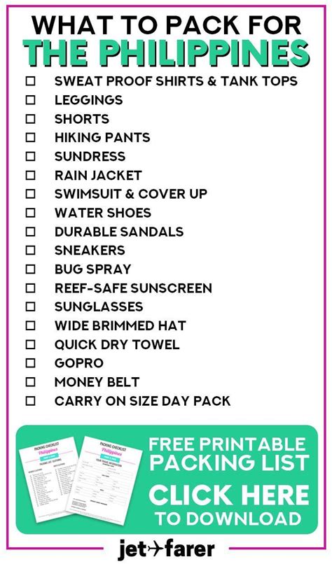28 Top Philippines Packing List Items fo.
